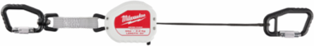 5Lb 50 Inch Retractable Tool Lanyard, Stainless Steel Components