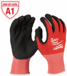 Medium Cut Level 1 Nitrile Dipped Gloves with Anti-Slip Grip