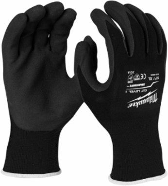 Cut Level 1 Nitrile Dipped Gloves, Extra Large, Anti-Slip Grip