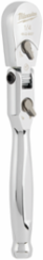 1/4 Inch Drive 6 Inch Flex Head Ratchet with 90 Tooth and 4° Arc Swing