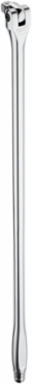 1/2 Inch Drive Breaker Bar, 24 Inch Alloy Steel with 180 Swivel Head