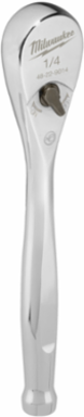 1/4 Inch Drive Ratchet, 90-Tooth, 6 Inch Length, Chrome Finish