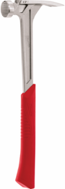 17 oz Milled Face Framing Hammer, I-Beam Handle, 16 Inch Handle Length, ShockShield Grip