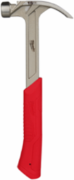 16oz Smooth Face Hybrid Claw Hammer, I-Beam Handle, SHOCKSHIELD™ Grip