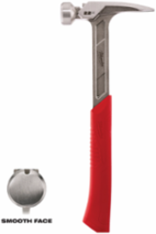 22 oz Smooth Face Framing Hammer, I-Beam Handle, 1-1/2 Inch Face Diameter