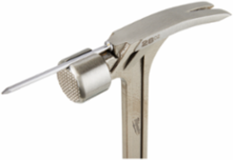 28oz Milled Face Framing Hammer, 16 Inch Handle, Forged Steel Head