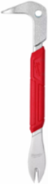 10 Inch Nail Puller, Forged Steel with Rubber Handle, SMOOTHPULL™ Head