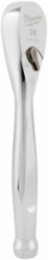 3/8 Inch Drive Stubby Ratchet, 5 Inch Length, 90-Tooth Design, Chrome Finish