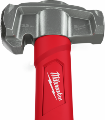 4-in-1 Lineman's Hammer, 15 Inch Length, 32oz Head Weight, Fiberglass Handle