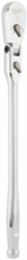 1/2 Inch Drive 18 Inch Flex Head Ratchet with 90-Tooth Design and Chrome Finish
