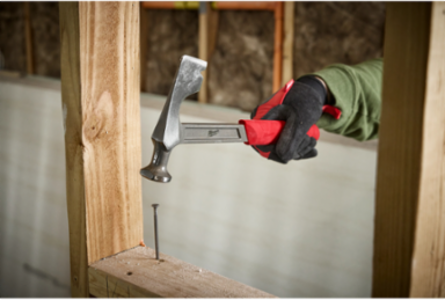 15oz Drywall Hammer with SHOCKSHIELD™ Grip, 12 Inch Handle Length