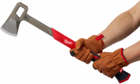 26 Inch Splitting Axe with Steel Head and Steel Reinforced Handle