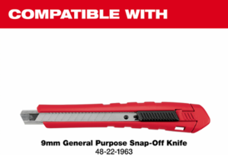 9mm Precision Snap Blades (10 Pack) 4.875 Inch Length, Steel Material