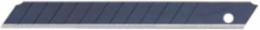 9mm Precision Snap Blades (10 Pack) 4.875 Inch Length, Steel Material