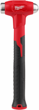 16oz Dead Blow Ball Peen Hammer with 13 Inch Handle, Forged Steel Head