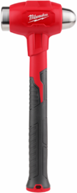 32oz Dead Blow Ball Peen Hammer, 11 Inch Handle, Steel Shot, Anti-Slip Grip