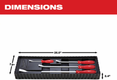 4pc Pry Bar Set