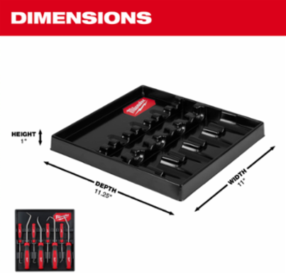 8pc Hook & Pick Set with Metal Construction and 11.25 Inch Length
