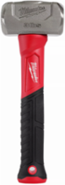 3lb Fiberglass Drilling Hammer with 10 Inch Handle, Milled Face