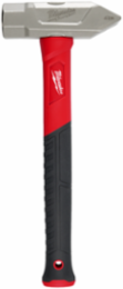 4lb Fiberglass Cross Peen Hammer with Anti-Slip Grip, 15 Inch Handle