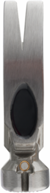 21oz Fiberglass Handle Milled Face Hammer with Magnetic Nail Set, 14 Inch Handle