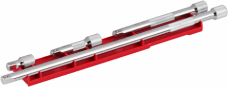 4pc 3/8 Inch Drive Extension Set, Chrome Vanadium Steel, 1.5 to 14 Inch Lengths