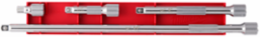 4pc 3/8 Inch Drive Extension Set, Chrome Vanadium Steel, 1.5 to 14 Inch Lengths