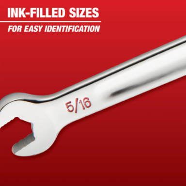 5-Piece Double End Flare Nut Wrench Set - SAE, Chrome Vanadium Steel, 1/4" x 5/16" to 3/4" x 7/8" Sizes