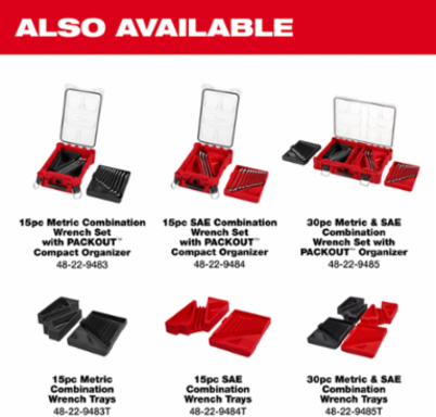 15pc SAE Combination Wrench Set with PACKOUT™ Compact Organizer