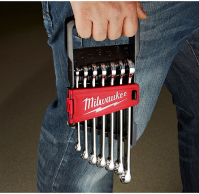 7-Piece Metric Combination Wrench Set, Chrome Vanadium Steel, Standard Length