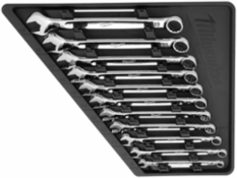 11-Piece Metric Combination Wrench Set, Chrome Vanadium Steel, MAX BITE™ Grip