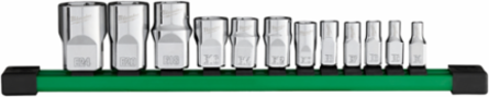12pc 1/4”, 3/8”, & 1/2” Drive External TORX® Socket Set
