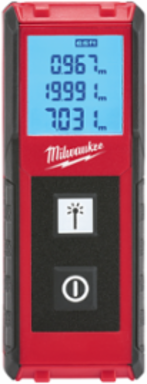 Laser Distance Meter 65 Ft. Range, +/- 1/8 In. Accuracy, IP54