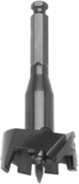 Selfeed Drill Bit 2 Inch, High Speed Steel, 0.375 Inch Shank, 6.75 Inch Length