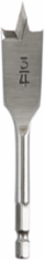3/4 Inch x 4.5 Inch Flat Boring Bit, High Carbon Steel, 1/4 Inch Hex Shank
