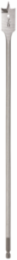 7/8 Inch x 16 Inch Flat Boring Bit, High Carbon Steel, 1/4 Inch Hex Shank