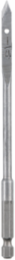 1/4 Inch x 6 Inch Flat Boring Bit, High Carbon Steel, Resharpenable