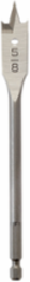 Flat Boring Bit 5/8 Inch x 6 Inch, High Carbon Steel, 6 Inch Drilling Depth