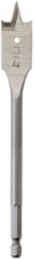 Flat Boring Bit 3/4 Inch x 6 Inch - Heat-Treated High Carbon Steel, 6 Inch Depth