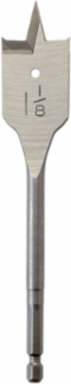 Flat Boring Bit 1-1/8 Inch x 6 Inch, High Speed Steel, Non-Self Feeding