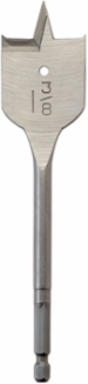Flat Boring Bit 1-3/8 Inch x 6 Inch, High Carbon Steel, Resharpenable