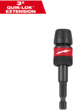 3 Inch x 1/4 Inch Universal QUIK-LOK™ Extension, Impact Rated, Steel Material