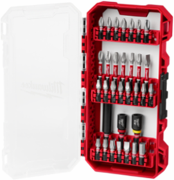 SHOCKWAVE Impact Duty 32PC Driver Bit Set, 1" Insert & Compact Magnetic Holder