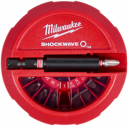 22-Piece SHOCKWAVE™ Impact Duty Bit Set with Proprietary Steel, 1/4 Inch Chuck