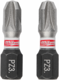 SHOCKWAVE Impact Duty 1" Pozidriv #3 Insert Bits Set (2 Pieces)