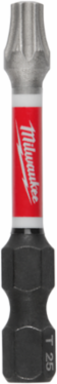 SHOCKWAVE Impact Duty 2 Inch T25 Power Bit, 1/4 Inch Shank, Alloy Steel