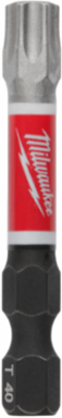 SHOCKWAVE 2 Inch Impact Torx T40 Power Bit, Hex Drive, 1/4 Inch Shank