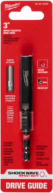 SHOCKWAVE 3 Inch Magnetic Drive Guide with Stainless Steel Sleeve and Hex Chuck