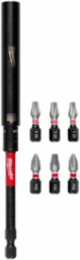 7PC SHOCKWAVE Impact Duty Magnetic Drive Guide Set, 1 Inch Insert Bits, Alloy Steel