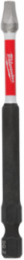SHOCKWAVE™ 3-1/2 Inch Square Recess #2 Power Bit, High Carbon Steel